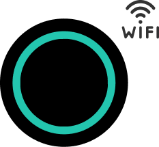Ícone relógio WiFi