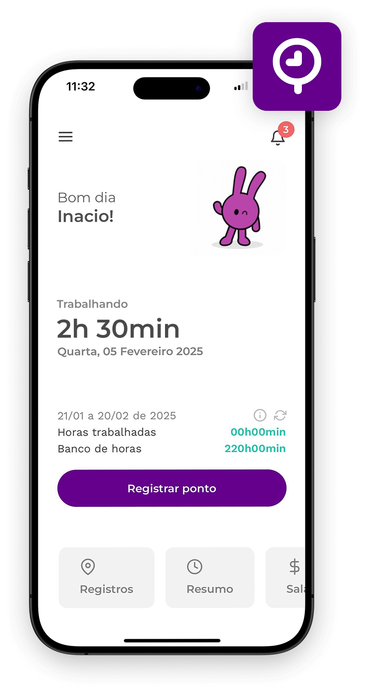 Aplicativo do funcionário